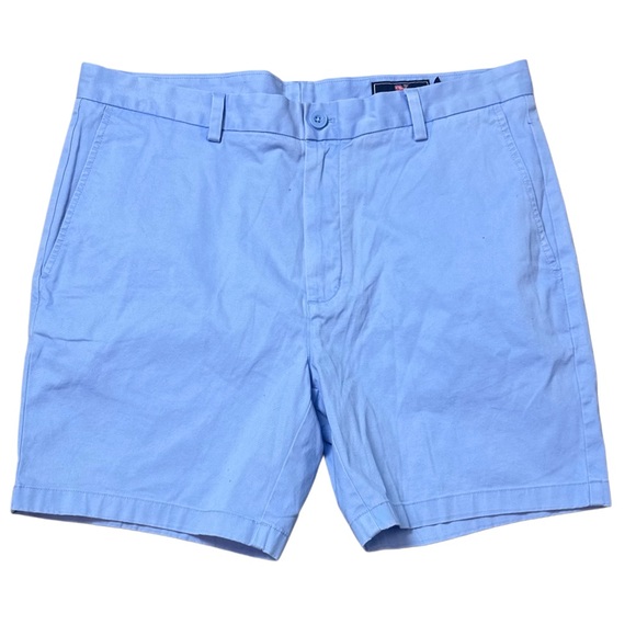 Vineyard Vines Men’s 7” Stretch Breaker Short Cloud‎ Light Blue Size 36 - Picture 1 of 6